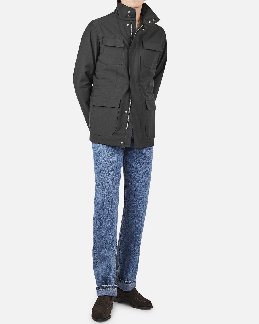 Men Cavour Outerwear | Technical Field Jacket — Cavourmatt